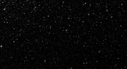 Ethereal beauty of fine particles against a stark black backdrop evoking mystery night sky effect