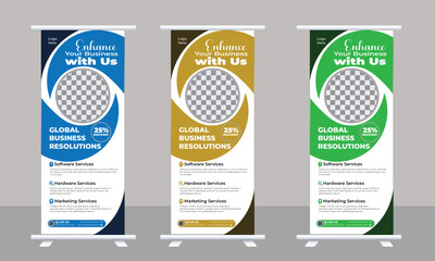 Professional Roll Up Banner Design for Advertising and Branding