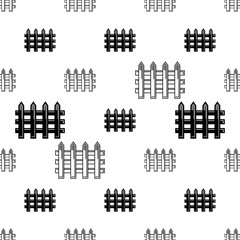 Fence Icon Seamless Pattern M_2509001