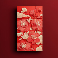 red envelope, new year, asian festival, illustration, background, cover, advertisement, card, pattern, celebration, gift, symbol