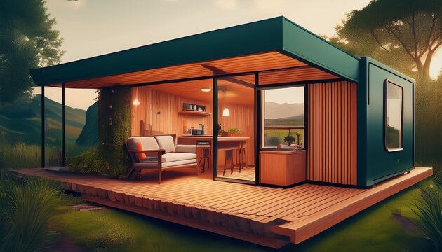 known as a tiny house an adu or accessory dwelling unit exemplifies small living compact living sustainable housing and modern minimalism