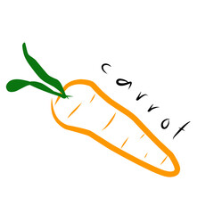 illustration of a carrot