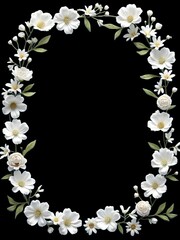フレーム, 枠, 額縁, 装飾, 飾り, フォトフレーム, 周り, はな, フラワー, 花, 自然, 植物, 招待状, メッセージカード, イベント, 結婚式, お祝い, バレンタイン, ホワイトデー, 母の日, ギフト, プレゼント, 父の日, 敬老の日, 感謝, 春, フローラル, 咲く,  カード, デコレーション, イラスト, デザイン, 植物、白、ホワイト、しろ、ギフトカード、小花