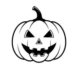 Smiling Jack-o'-Lantern with Tears