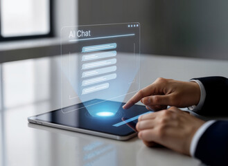 Technological Interaction with AI Display