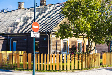 Old House in the City Center of Vilnius, Lithuania