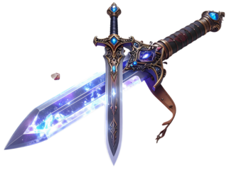 Firefly_Magic Sword PNG – Transparent Fantasy Weapon