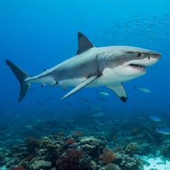 Obraz premium shark in the sea