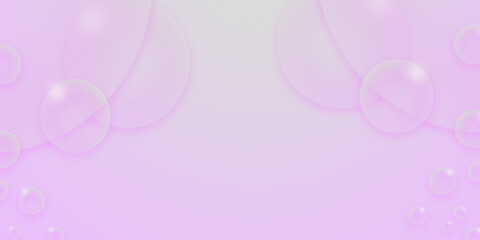 Background illustration of bright gradient pastel colored bubble circles.