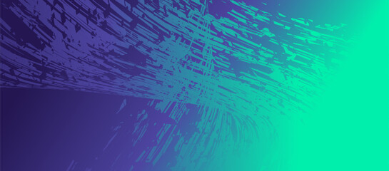 Abstract blue, purple background with lines.