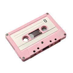 Obraz premium pink-cassette-tape-with-blank-label--front-view- (3)