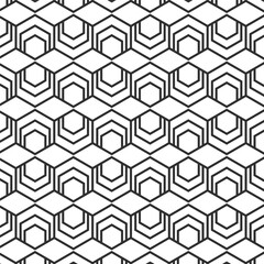 Geometric pattern background set black and white 07