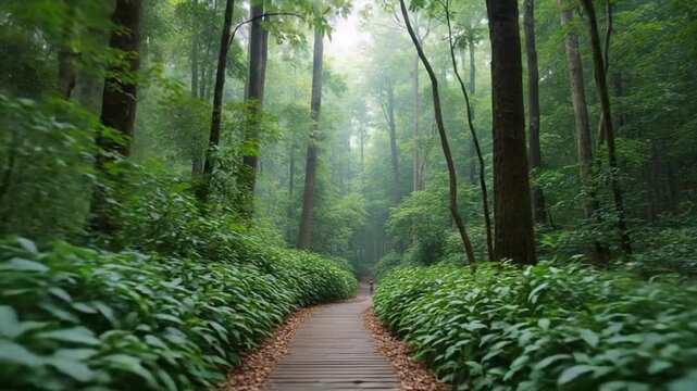 way in jungle of Malaysia