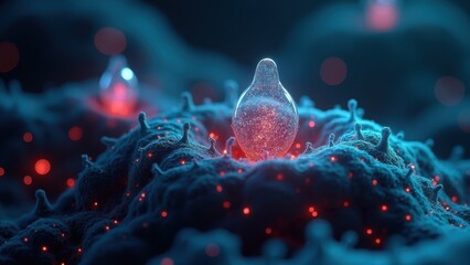 Visual Representation of Targeted Therapy and Cellular Interaction