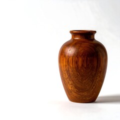 Wooden vase, smooth surface