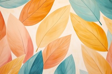 Obraz premium Leaves backgrounds abstract pattern.