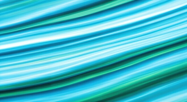 A captivating close-up of flowing turquoise silk fabric, showcasing a blend of soft blue and green hues that create a serene and elegant wave pattern.