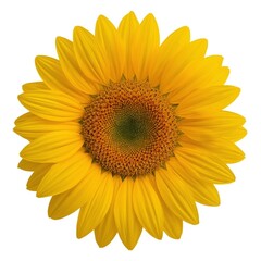 Fototapeta premium sunflower isolated on white background