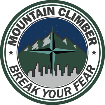 mountaint climber. breack your fear