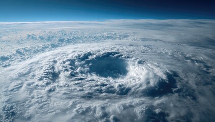 Obraz premium Vast swirling clouds over Earth