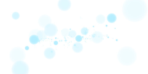 Bokeh light lights effect background. Christmas background of shining dust. Christmas glowing blue bokeh confetti and spark overlay texture for your design.
