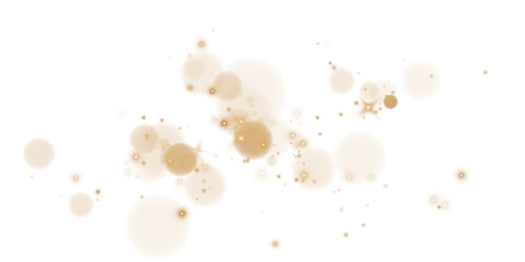 Bokeh light lights effect background. Christmas background of shining dust. Christmas glowing gold bokeh confetti and spark overlay texture for your design.  © Liubov