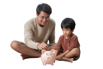 grandfather and grandson playing chess