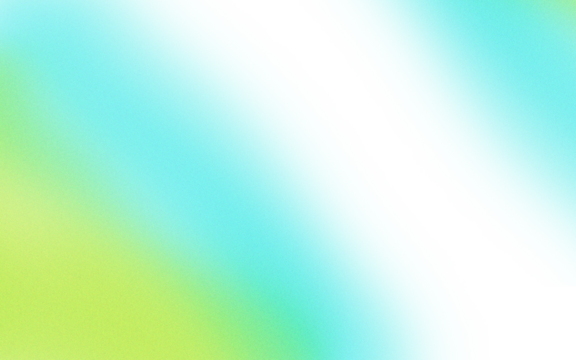 Abstract diagonal black line bisects vibrant teal and lime green gradient