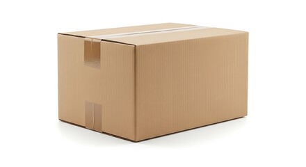Brown Cardboard Box - Packaging, Storage, and Shipping Solution.