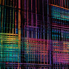 static screen noise, old broadcast error, pixelated analog distortion background.