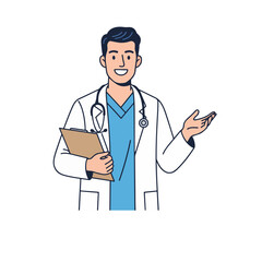 medical doctor with stethoscope