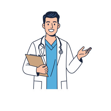 medical doctor with stethoscope