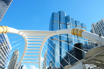 Bridge Bangkok City Iconic Spot Landmark Destination 