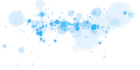 Glowing Blue Sparkle and Shine Wallpaper with Bokeh Texture Luxury Holiday, Disco and Sylvester Light Effects