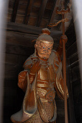 Tochoji Temple（東長寺）仁王像 金剛力士像 吽形 福岡博多 空海 弘法大師の寺