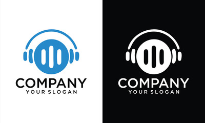 Creative Sound Wave Logo Design Template