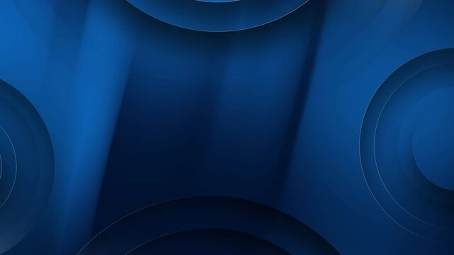 Dark blue circle pattern ideal for backgrounds, packaging, brochures, and web design with a modern and abstract aesthetic.
