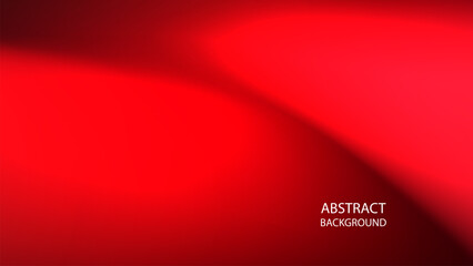 Abstract red gradient background with smooth flowing curves and soft light for modern design and presentation