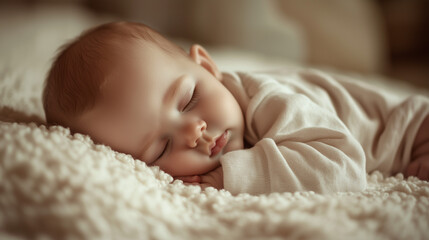 眠りに包まれる赤ちゃんの安らぎ