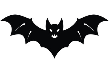 halloween bats vector icon silhouette