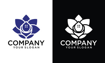 Creative Flower art logo, drawing, shape, sign, pattern, mandala, floral, leaf vector template fully editable