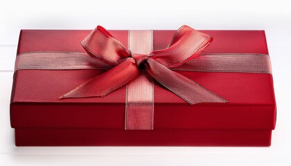a red box with a bow