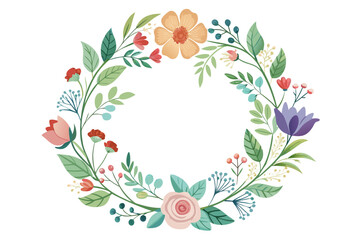 A set of elegant watercolor floral monogram logo designs featuring hand-painted botanical wreaths, pastel roses, peonies, and delicate greenery. Perfect for wedding invitations, luxury branding, femin