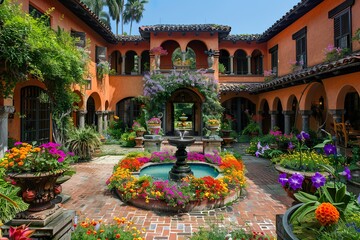 fountain in the garden of the alhambra