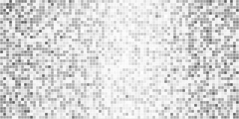 Disco silver mosaic. Background foil metallic texture. Mirror party mosaic gray shiny sparkle, glam pattern texture. Gold night club retro wall floor