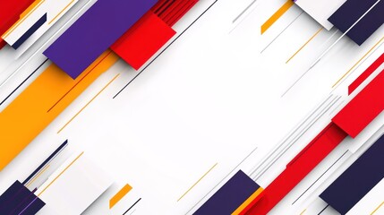Abstract geometric background design with vibrant colors and dynamic lines