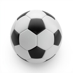 Fototapeta premium soccer ball on white background