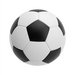 soccer ball isolated on white