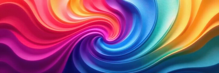 Obraz premium Abstract swirling color gradients, vibrant hues, cosmic, colors
