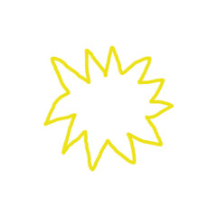 Simple Exploding Star Graphic